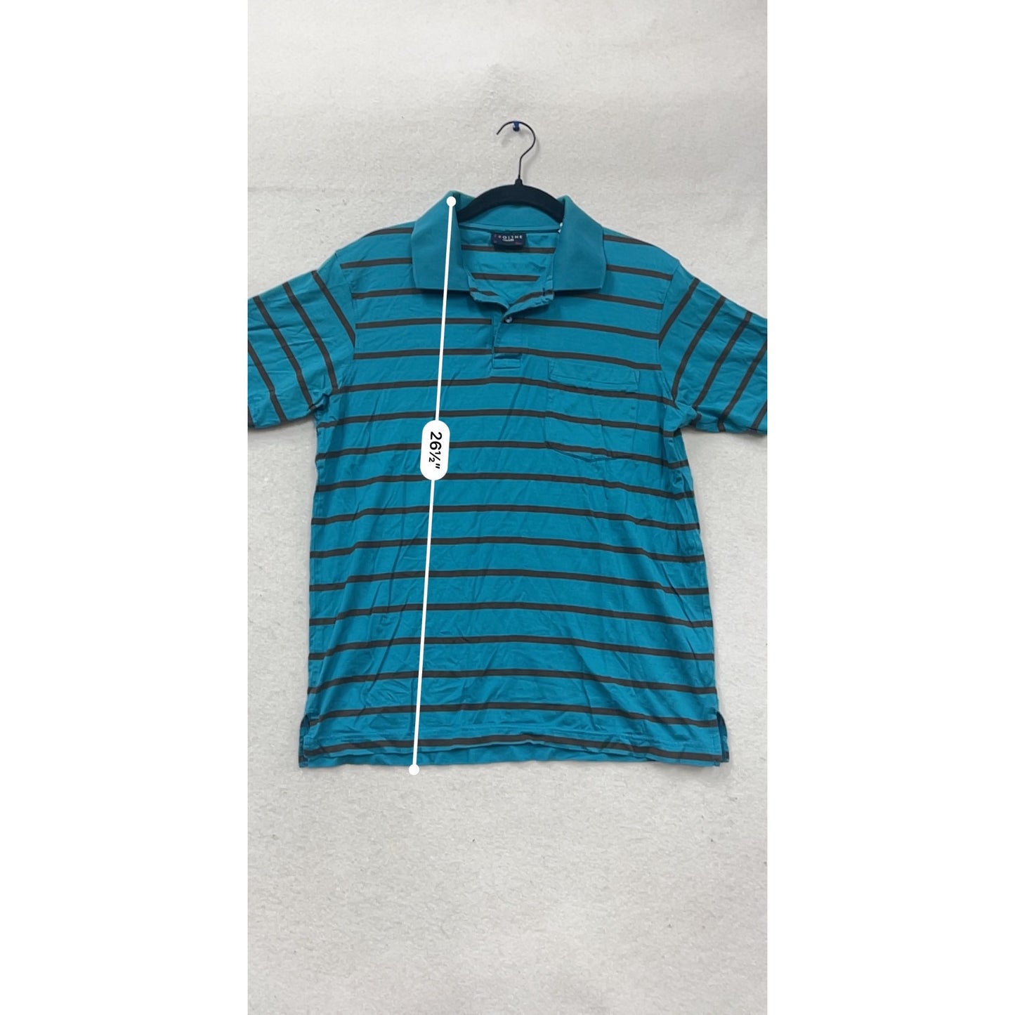 Proline Mens Striped Polo Shirt M #663A