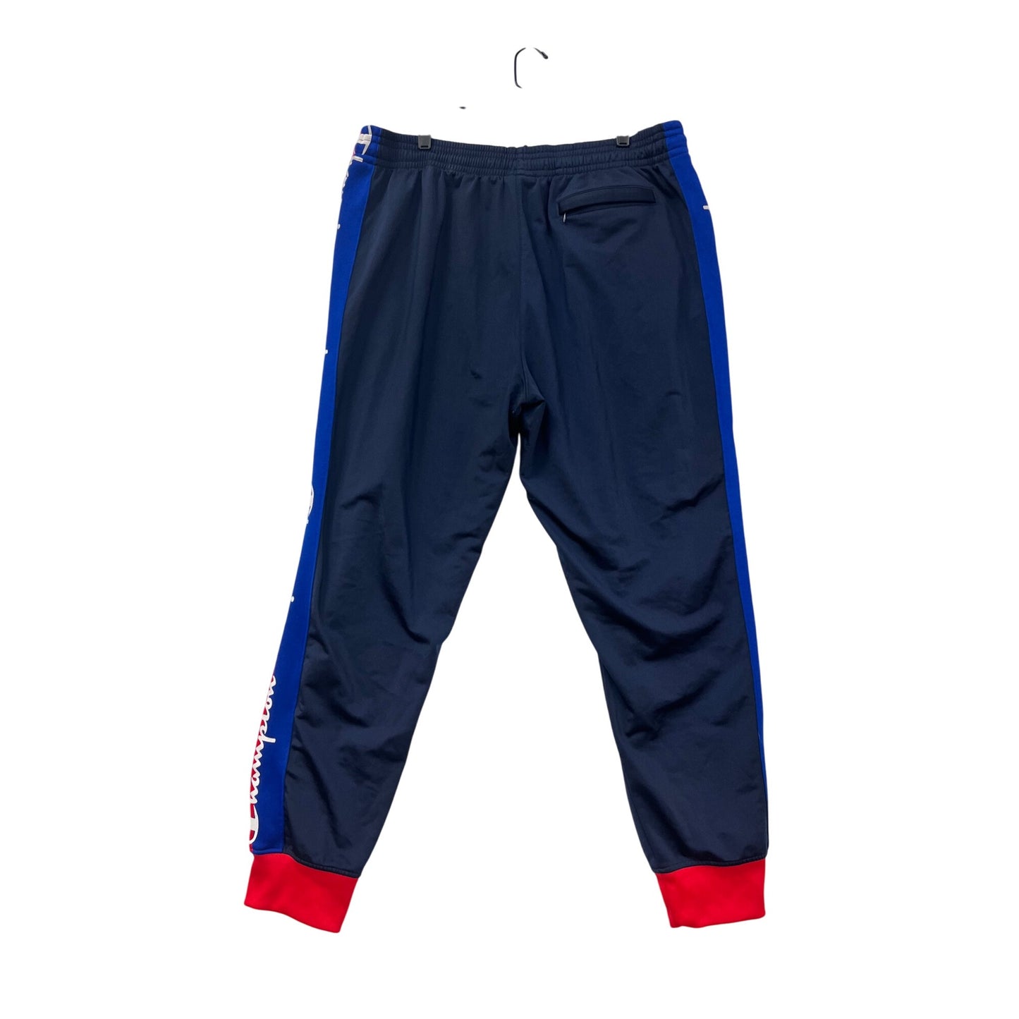 Champion Navy & Red Track Pants With Side Logo Taping 3XL #8132