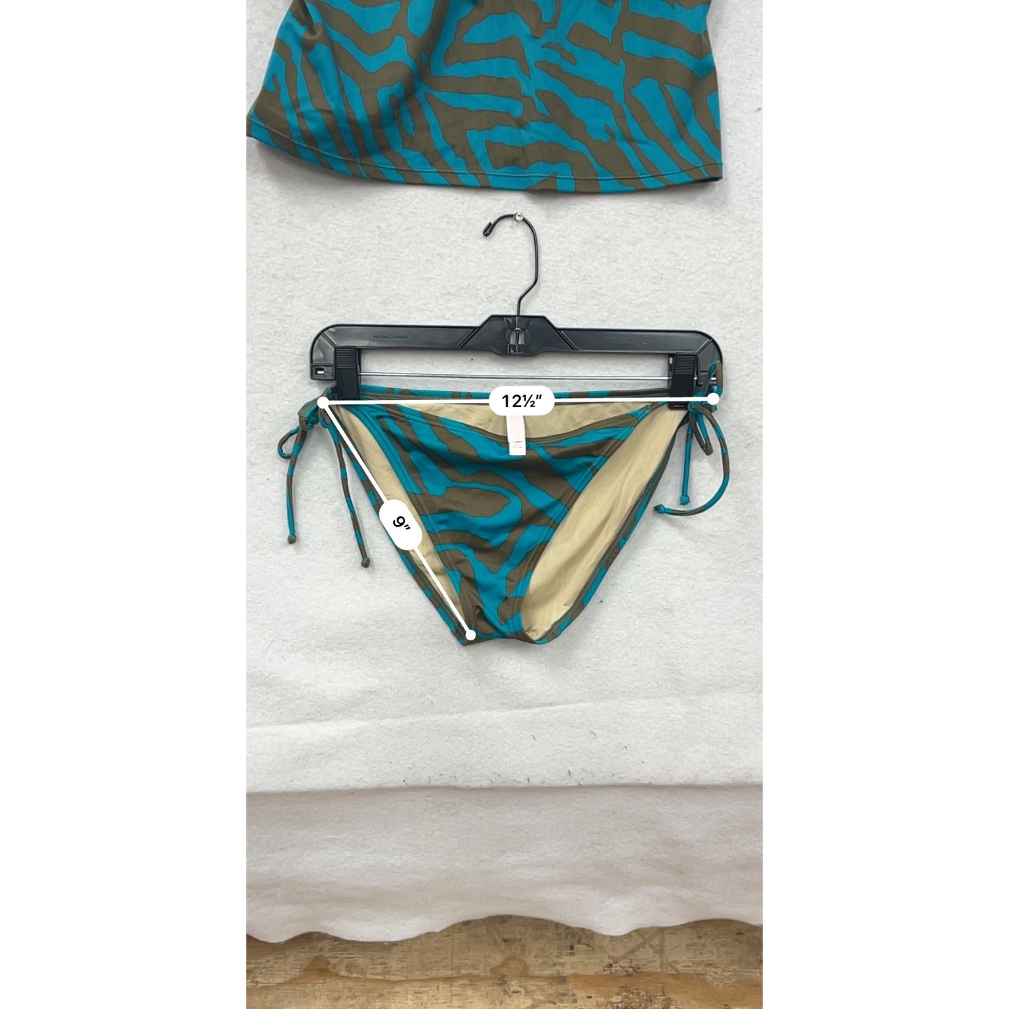 Victorias Secret  Zebra Print Swim Set 38C/L #50A