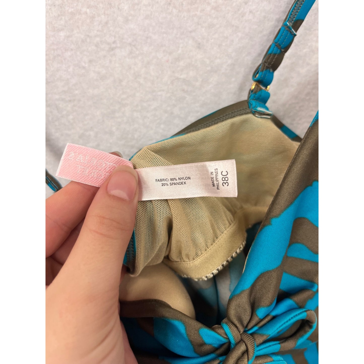 Victorias Secret  Zebra Print Swim Set 38C/L #50A