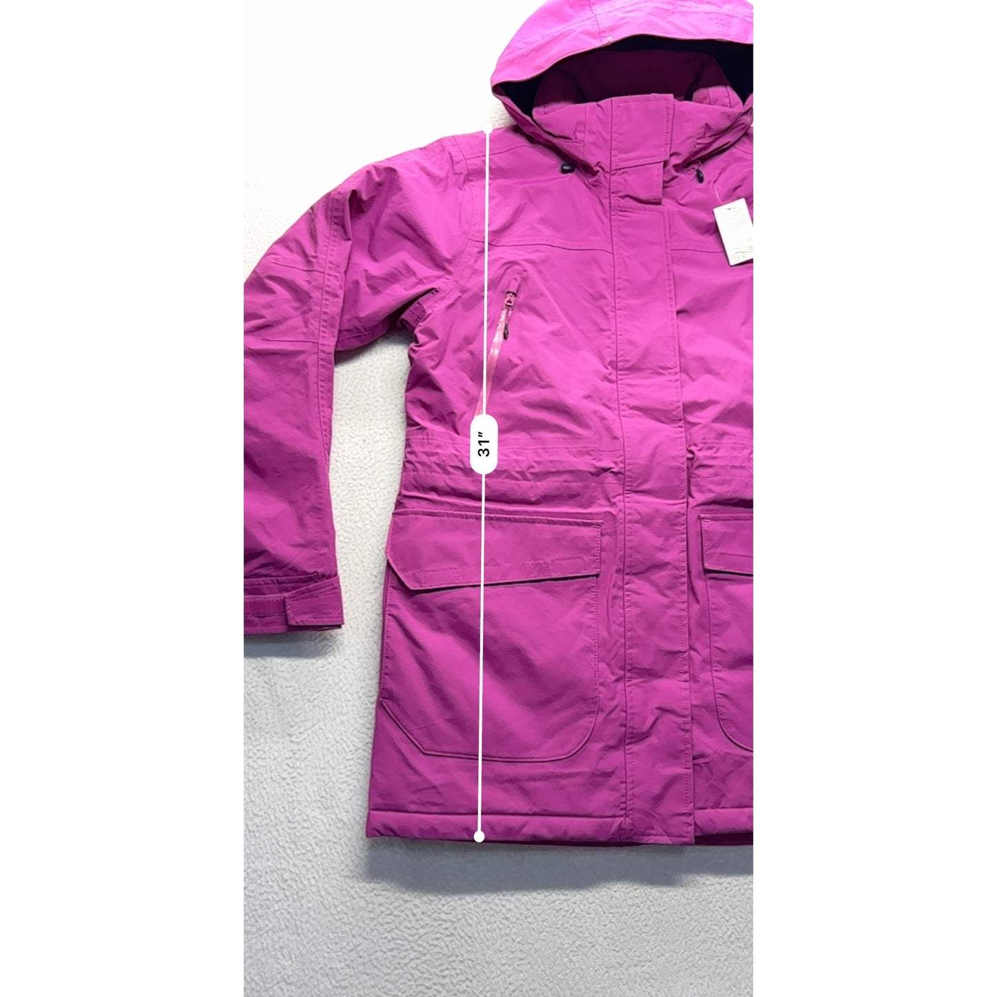 Womens Lands End Hooded Winter Parka *BRAND NEW* #7618