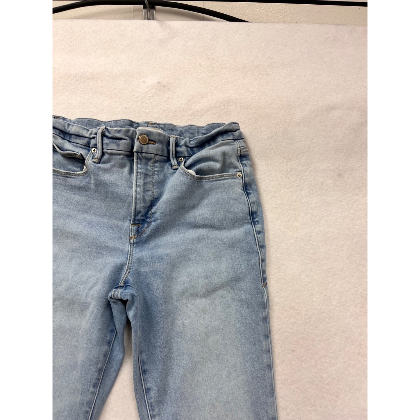 Good American Flare Jeans Size 8/29 Light Wash #8774