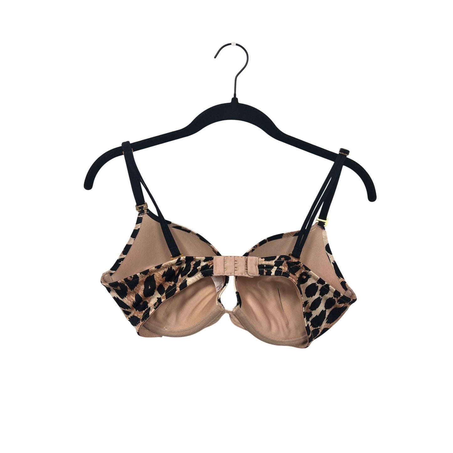 Victorias Secret Leopard Print Padded Underwire Bra 36D #8548