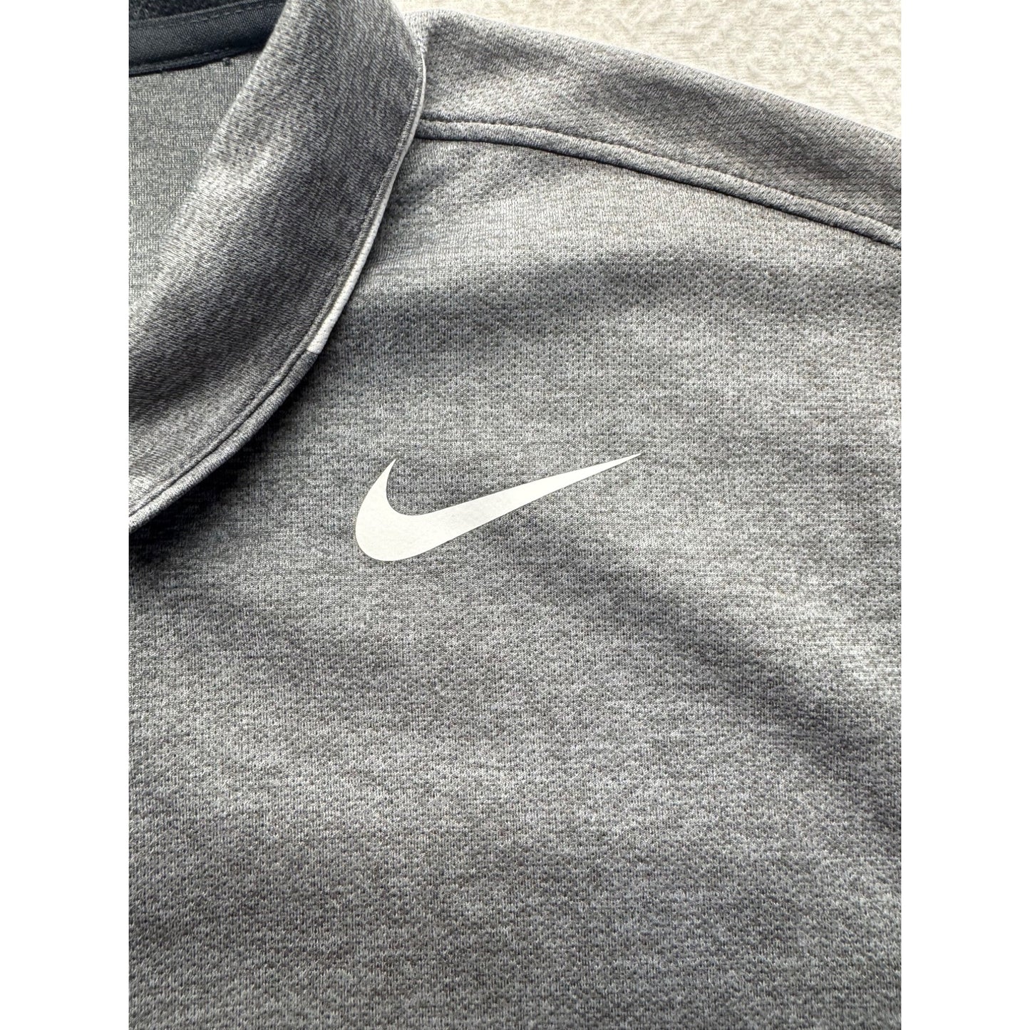 Nike Golf Gray Polo Shirt with Sugar Lake Logo #7869