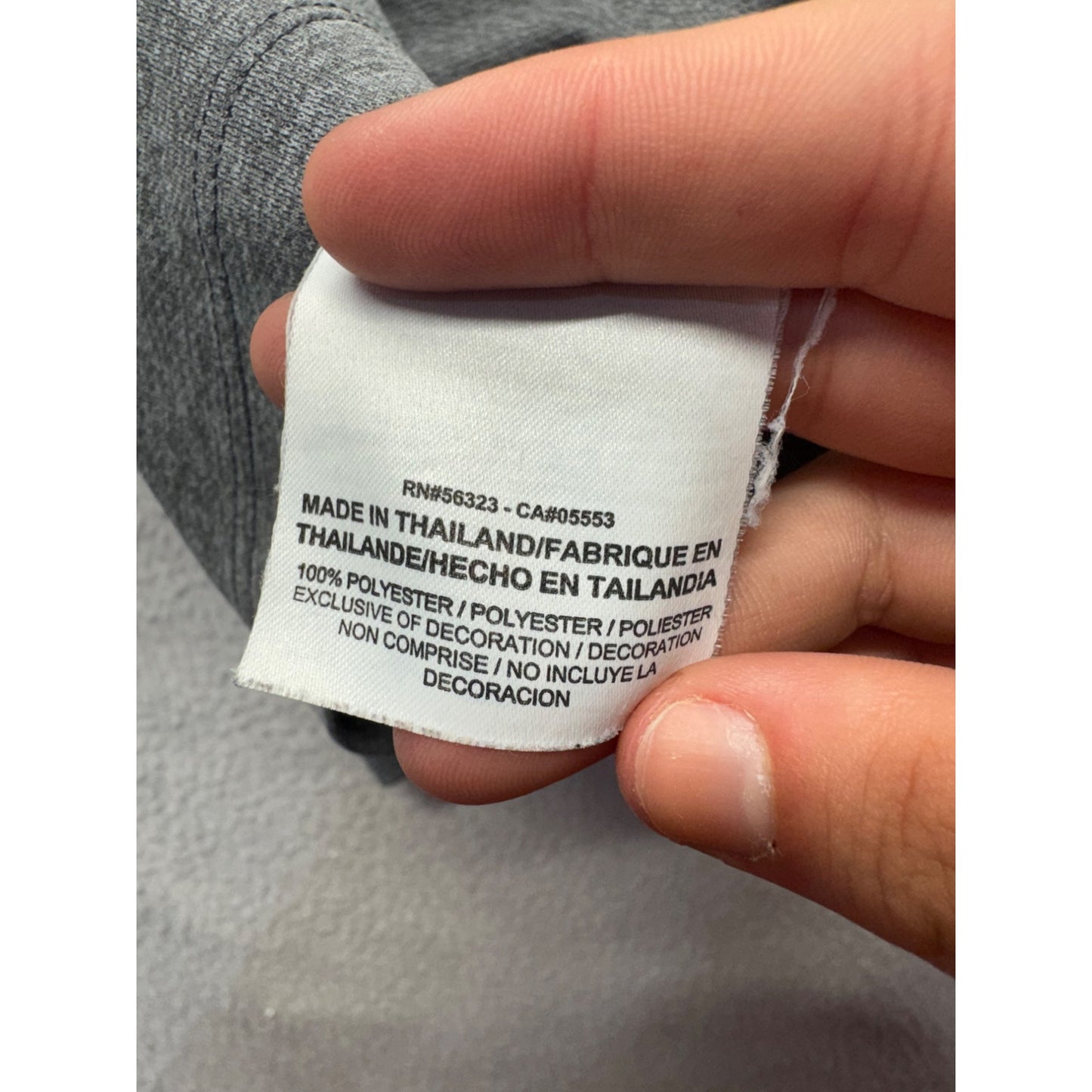 Nike Golf Gray Polo Shirt with Sugar Lake Logo #7869