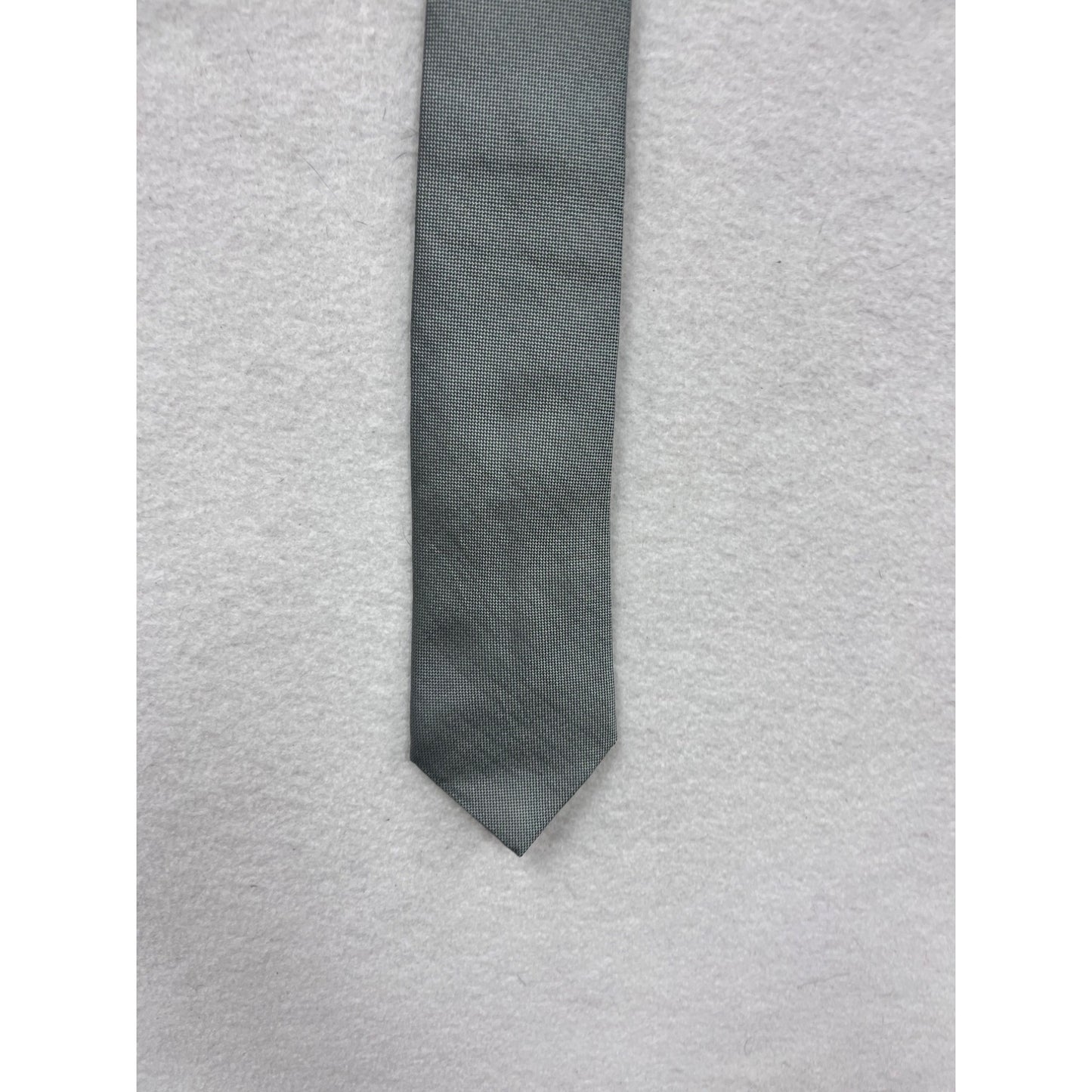 Fiorio Grey 100% Silk Tie Made In Italy #8666