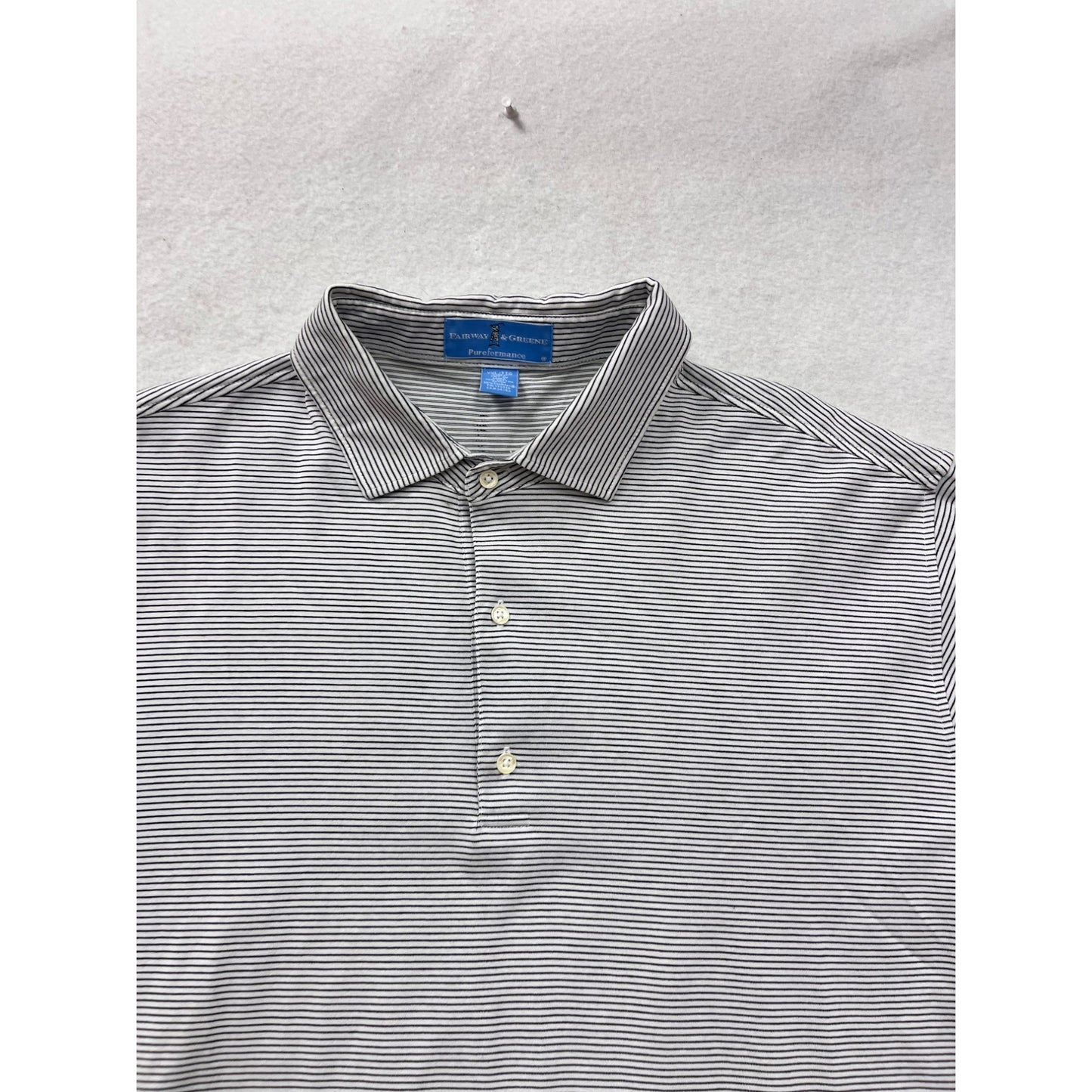 Fairway & Greene XXL Striped Polo Shirt #8695