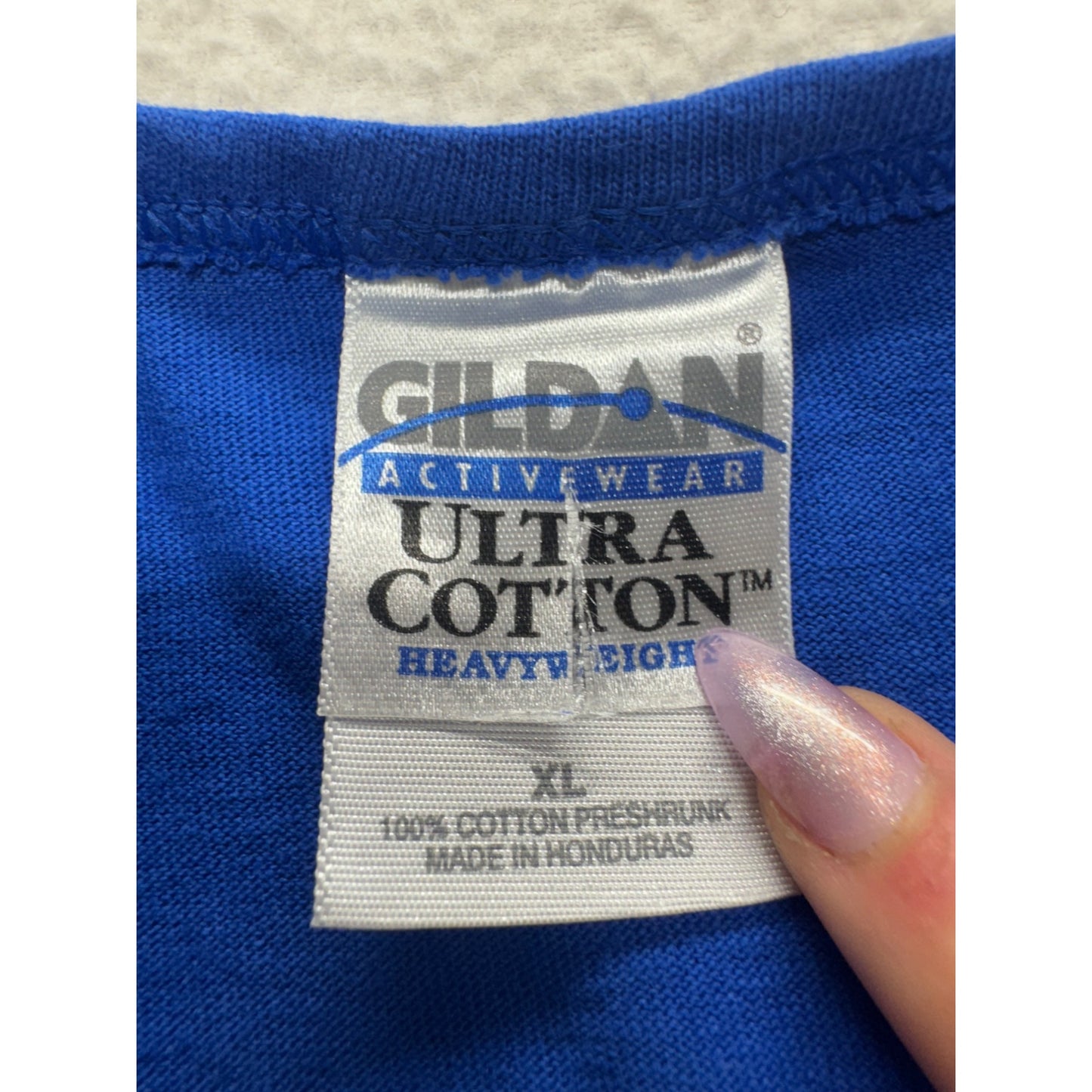 Gildan Ultra Cotton Blue Florida Graphic Tank Top XL #9535