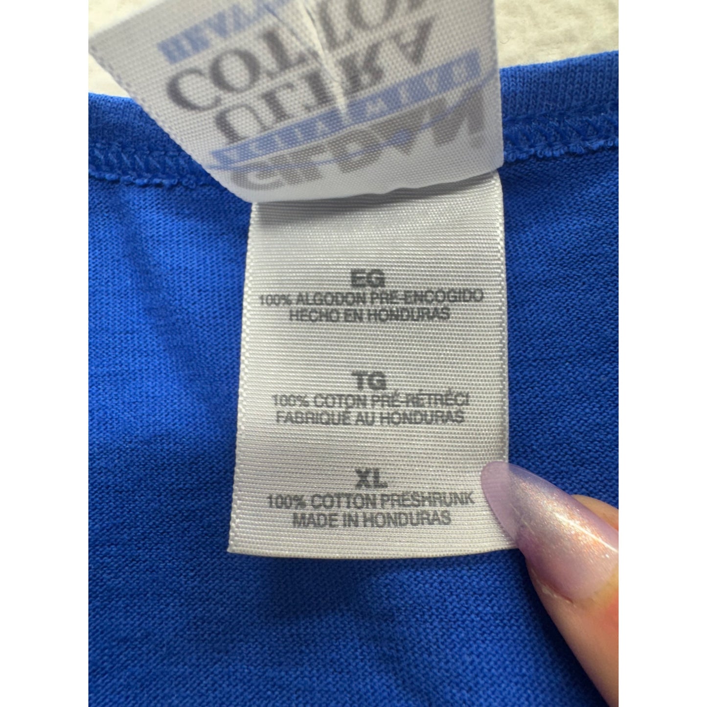 Gildan Ultra Cotton Blue Florida Graphic Tank Top XL #9535