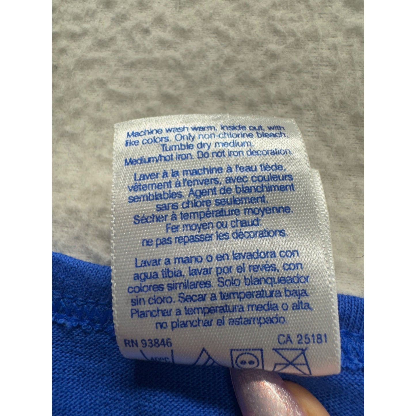 Gildan Ultra Cotton Blue Florida Graphic Tank Top XL #9535
