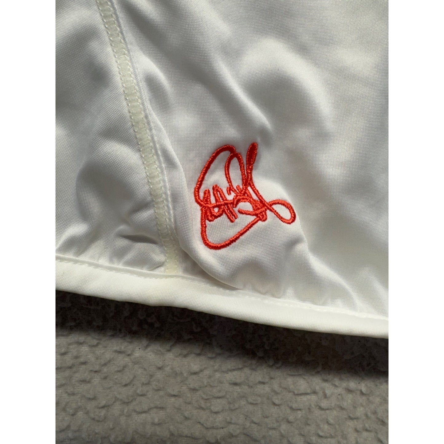 Adidas Clima365  Sleeveless White L Sportswear Shirt Embroidery #9585