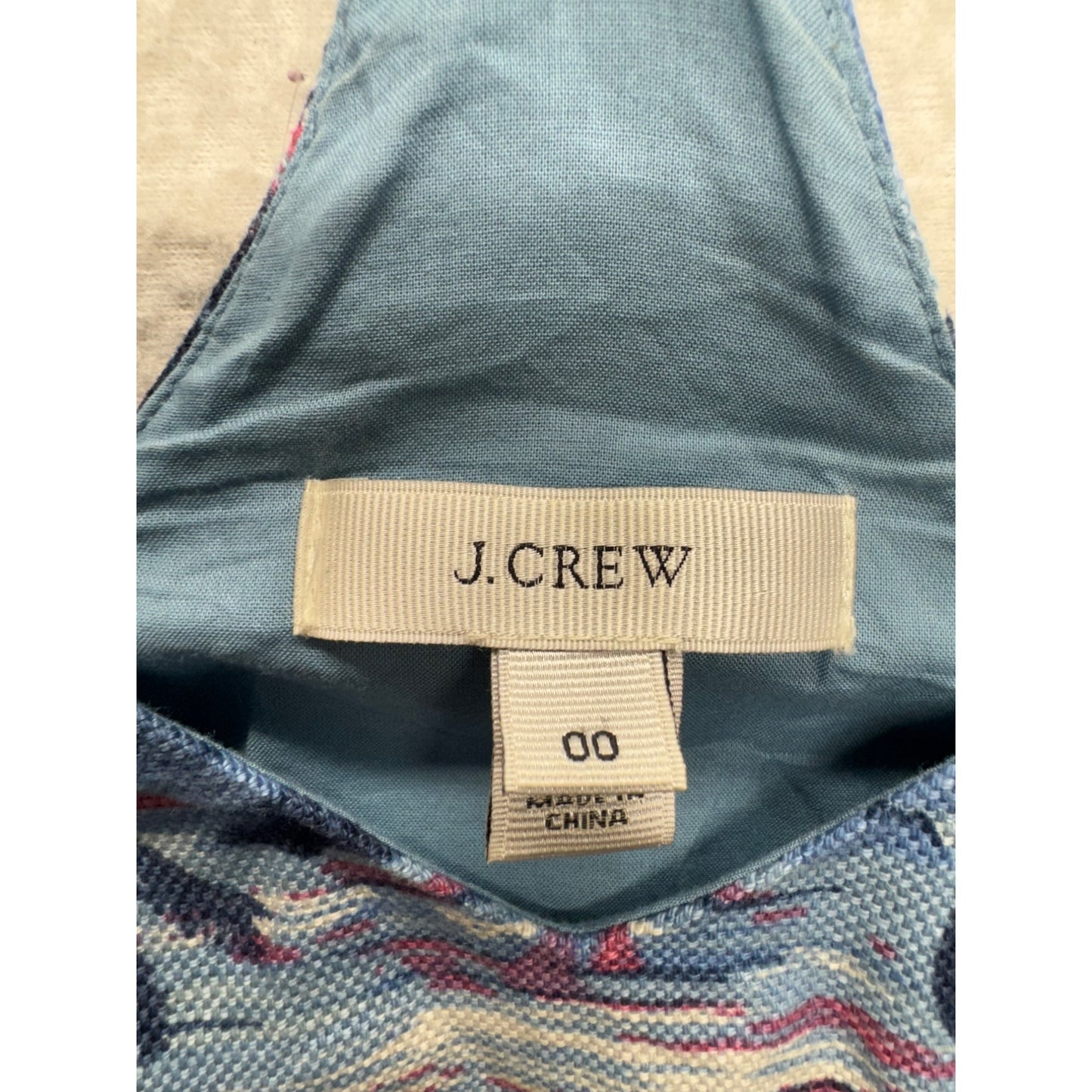 J. Crew Hawaiian Print Strappy A-Line Dress 00 #9147