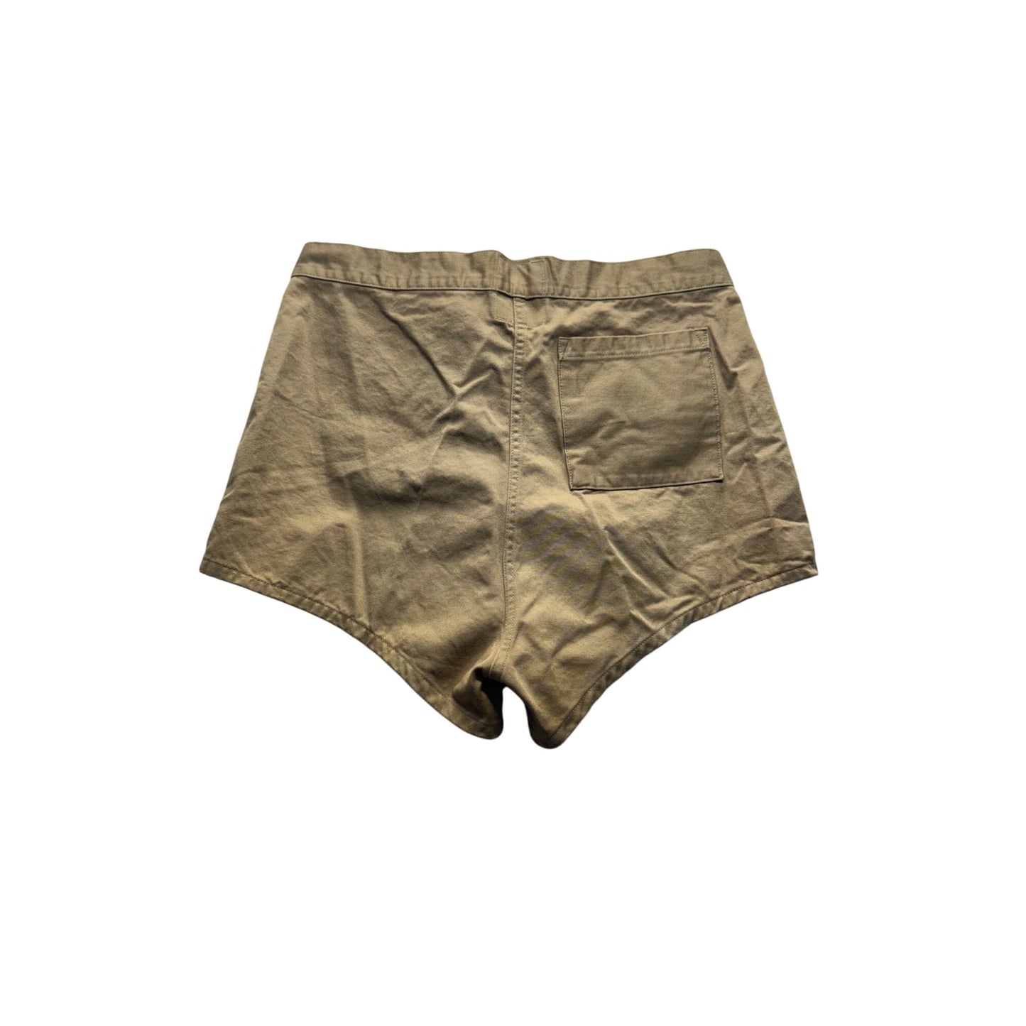 Vintage Excel Manufacturing 100% Cotton Tan Swim Trunks 34 #9052