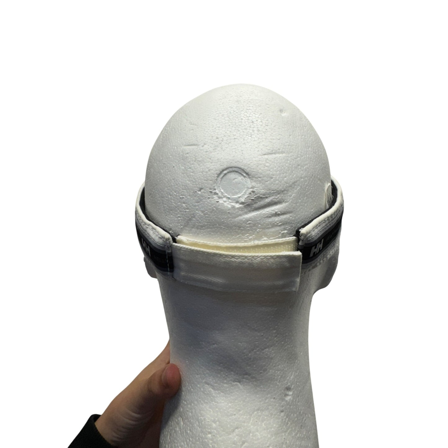 Helly Hansen White Cotton Logo Visor Hat Adjustable Strap #9758