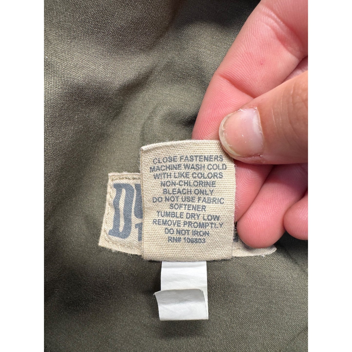 Duluth Trading Co. Cargo Pants M Green Nylon Spandex #9091