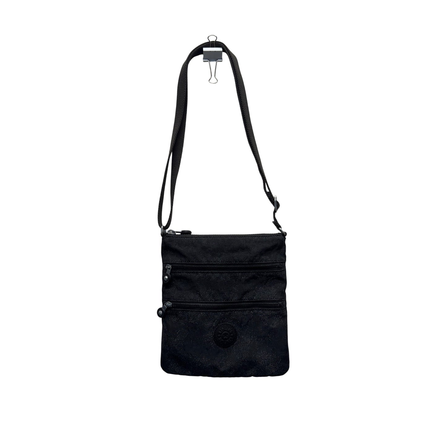 Kipling Small Crossbody Bag With Adjustable Strap Black Nylon #9515
