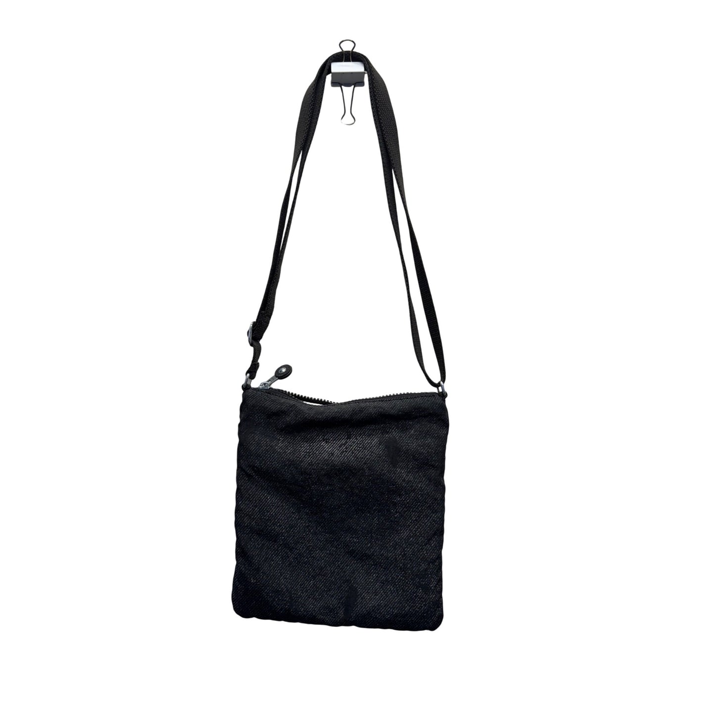 Kipling Small Crossbody Bag With Adjustable Strap Black Nylon #9515