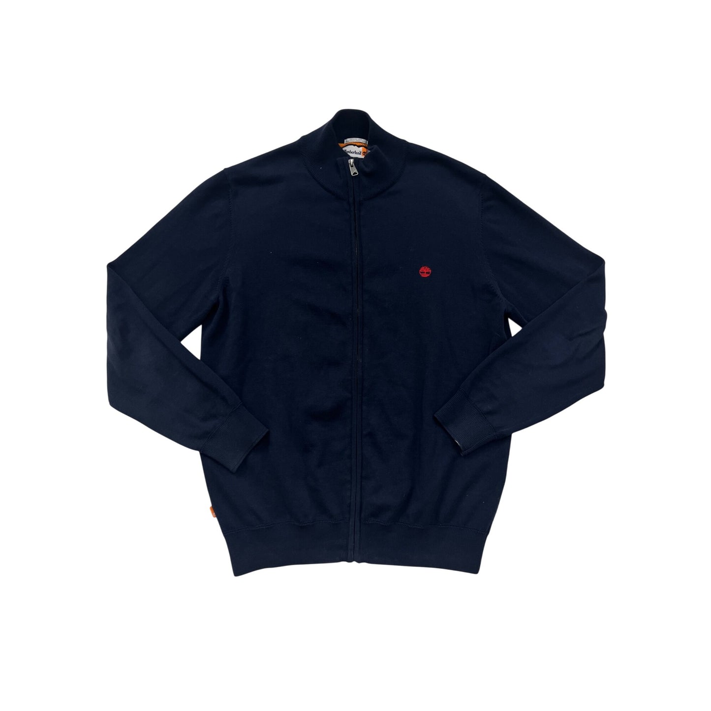 Timberland Navy Full-Zip Sweater L #8608