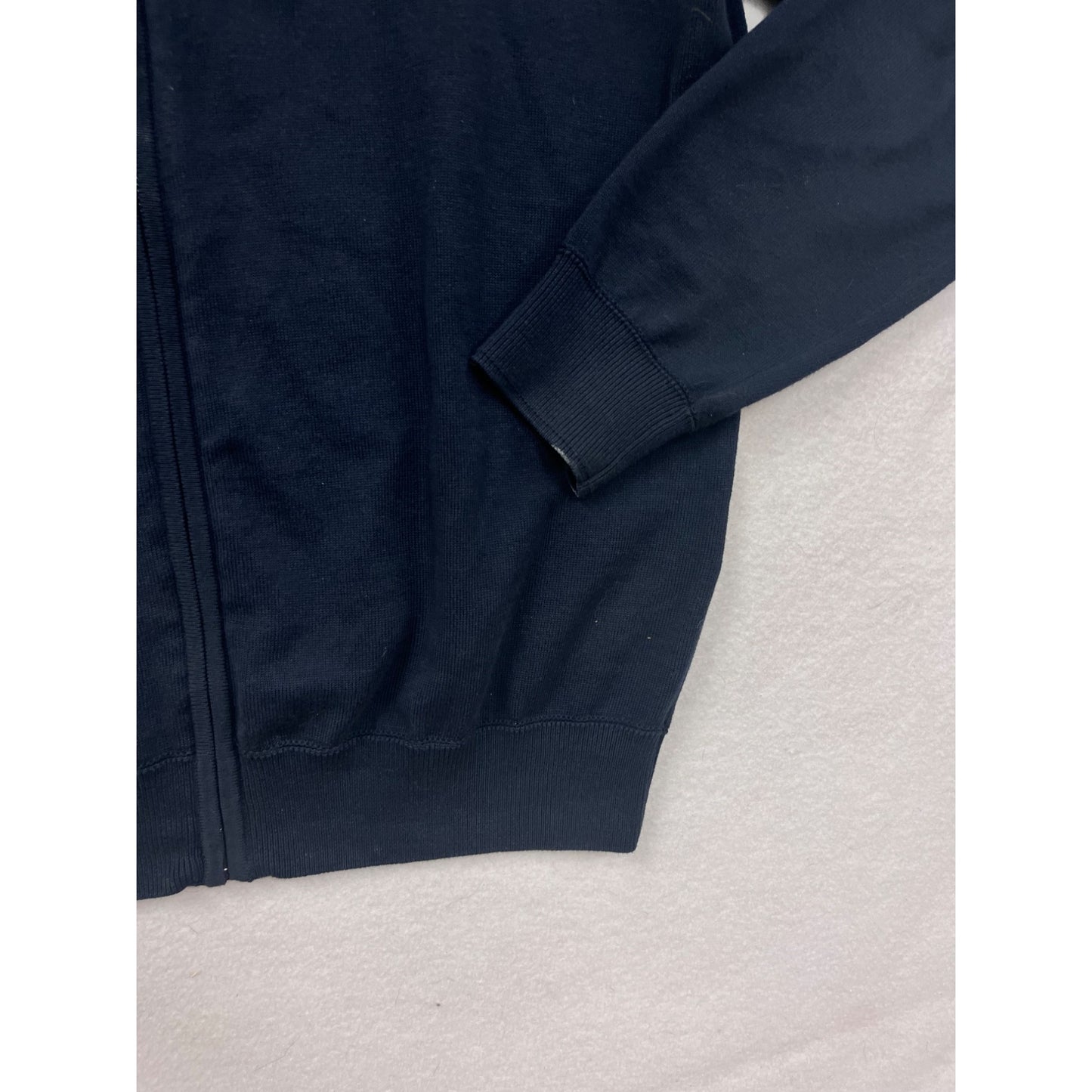 Timberland Navy Full-Zip Sweater L #8608