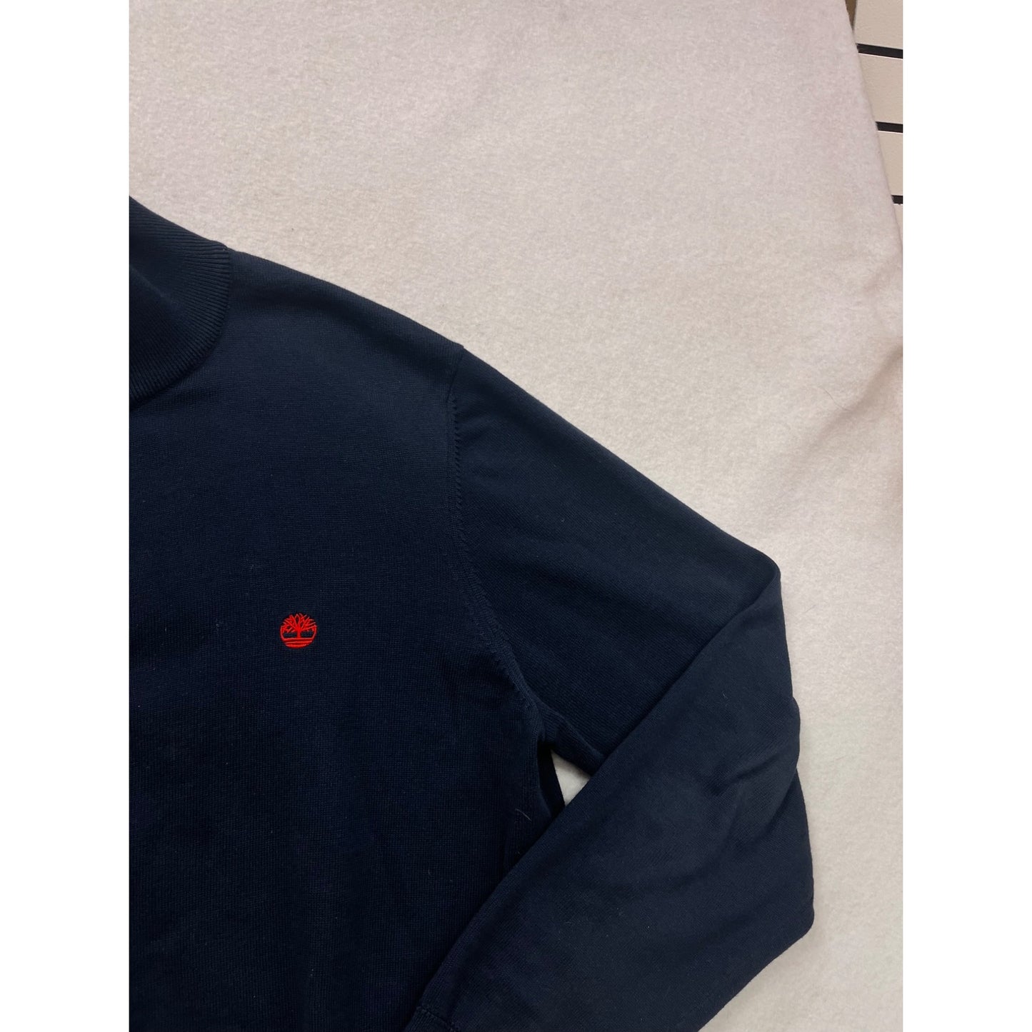 Timberland Navy Full-Zip Sweater L #8608