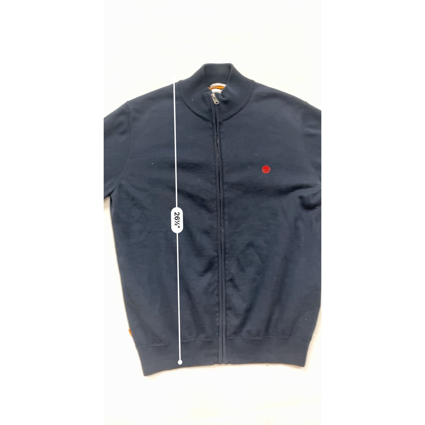 Timberland Navy Full-Zip Sweater L #8608