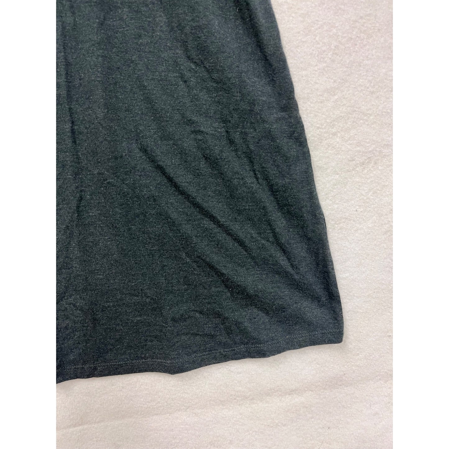 Toad & Co Womens Medium Short Sleeve V-Neck A-Line Dress Charcoal Gray #6917