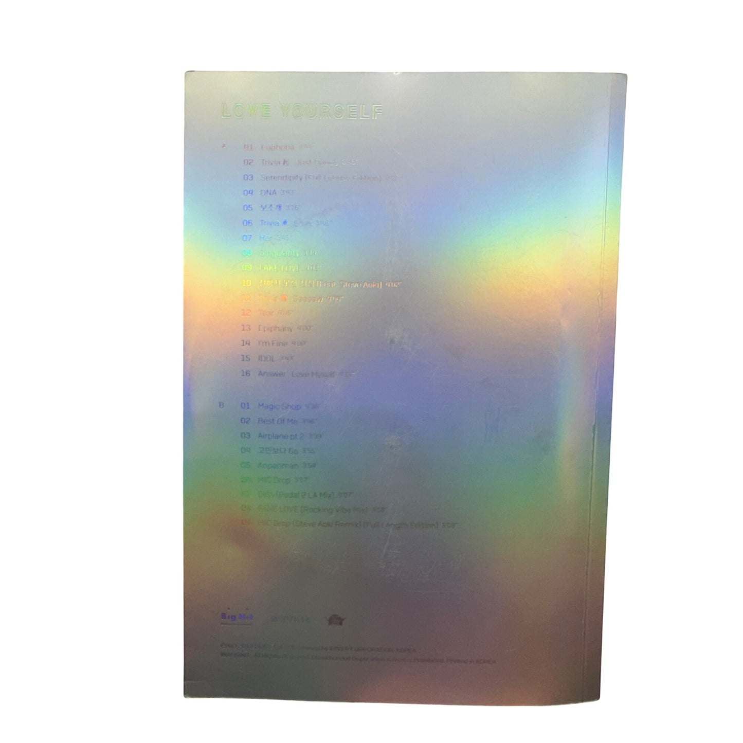 Love Yourself Answer Bts Official Album With Photobook & Cd Kpop Music #9652