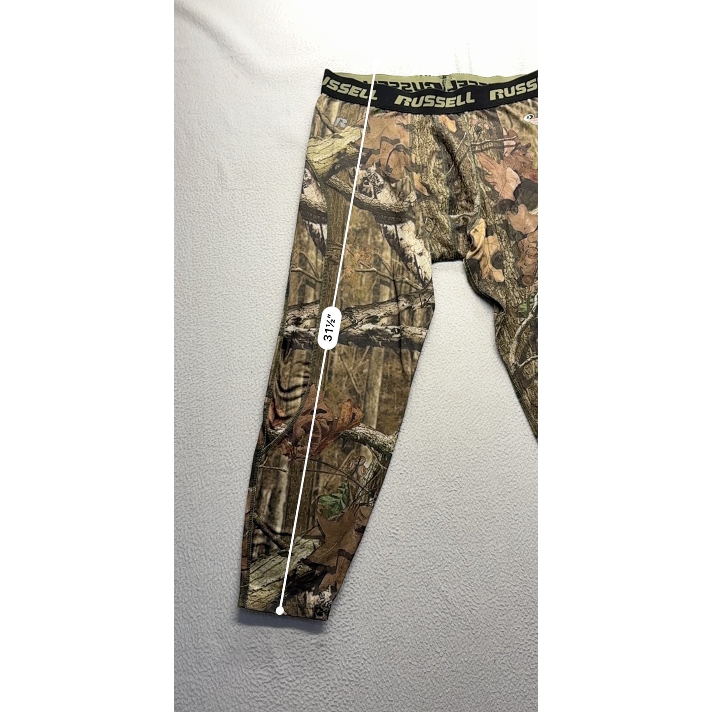 Russell Mens Camouflage Compression Leggings 2XL #7619