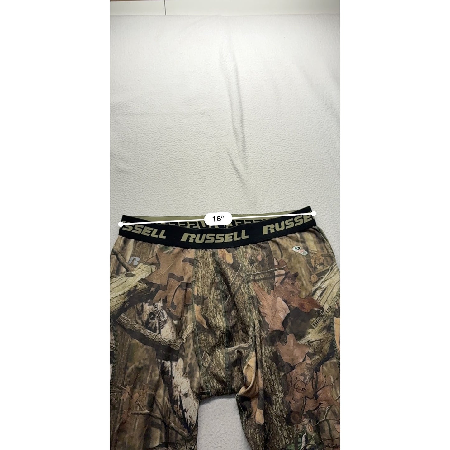 Russell Mens Camouflage Compression Leggings 2XL #7619