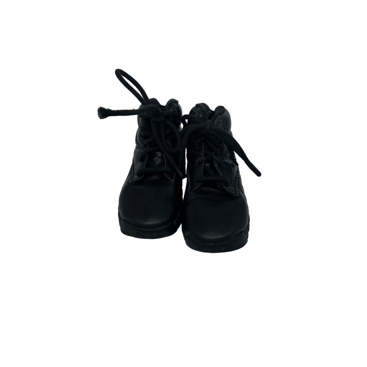 Toddler Reebok MiniZig Black High-Tops #2539