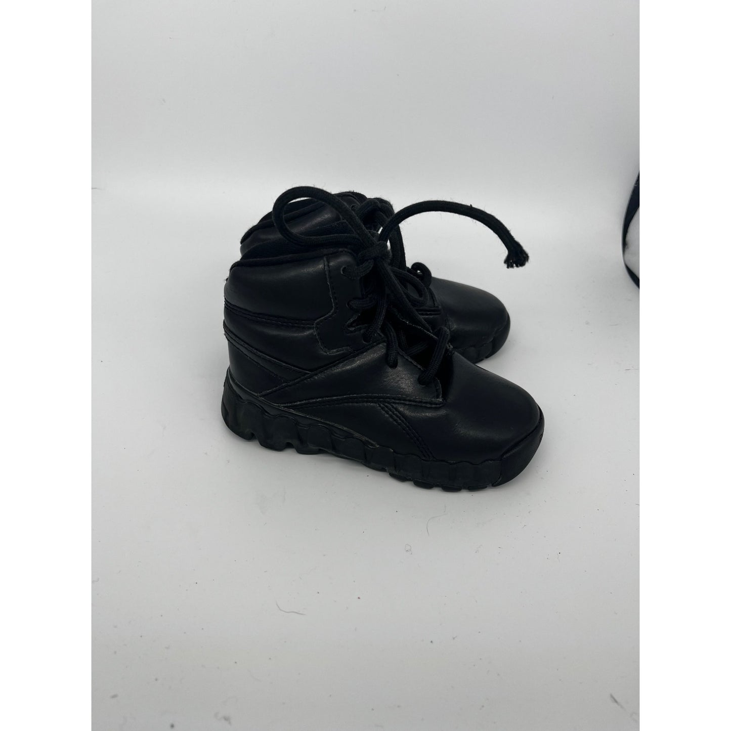 Toddler Reebok MiniZig Black High-Tops #2539