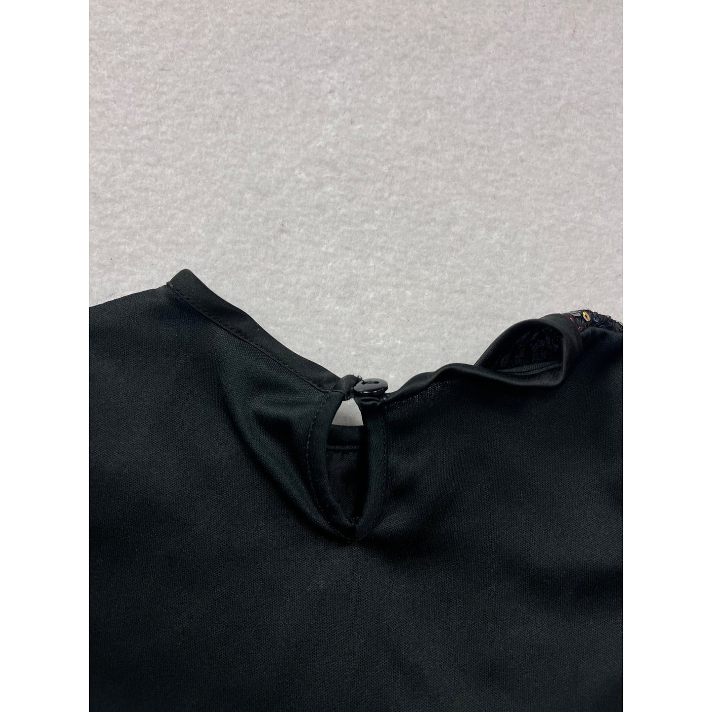 Nanette 2T Black Multicolor Sequin Party Dress #8484