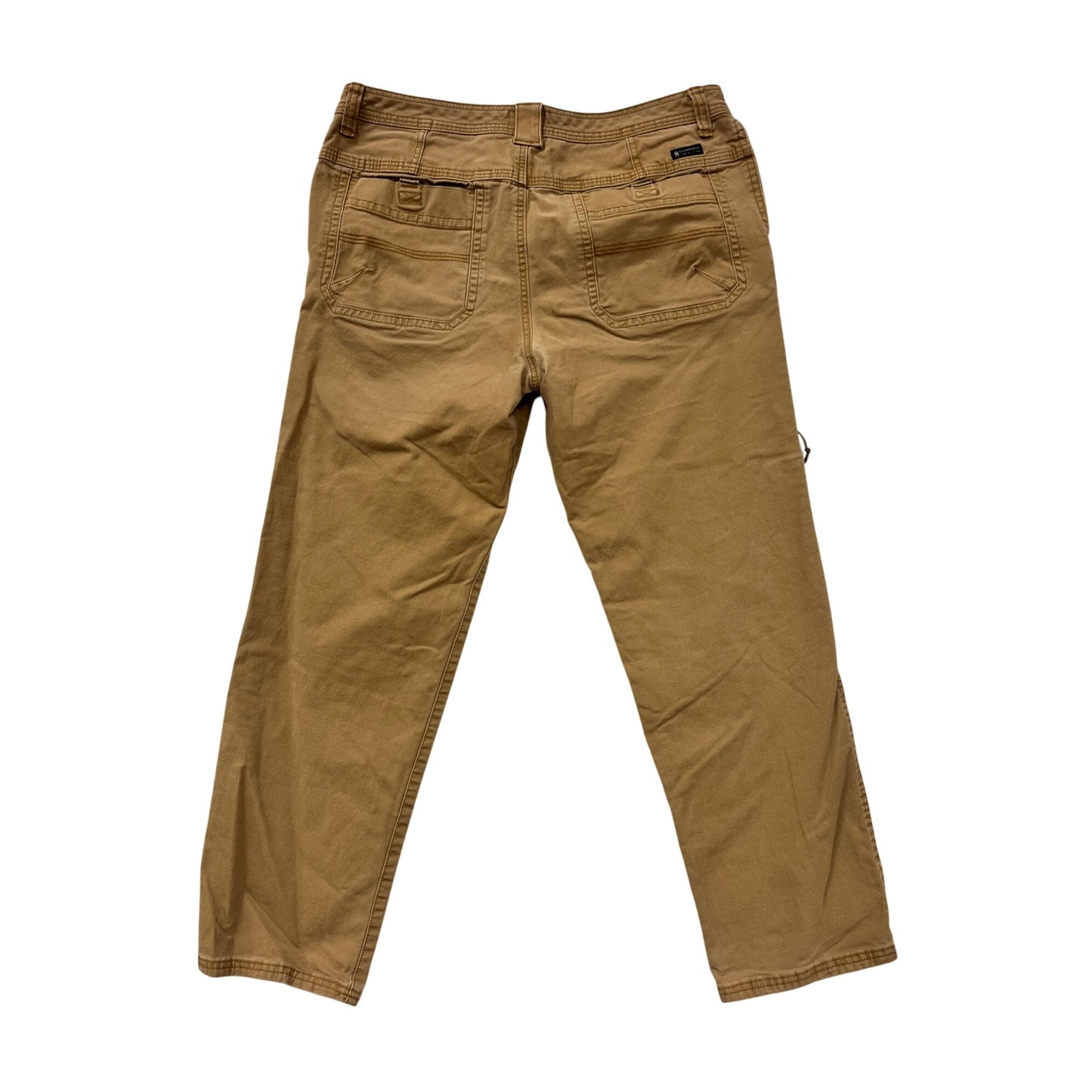 G.H. Bass & Co. Mens Khaki Cargo Pants 36x32 #6606