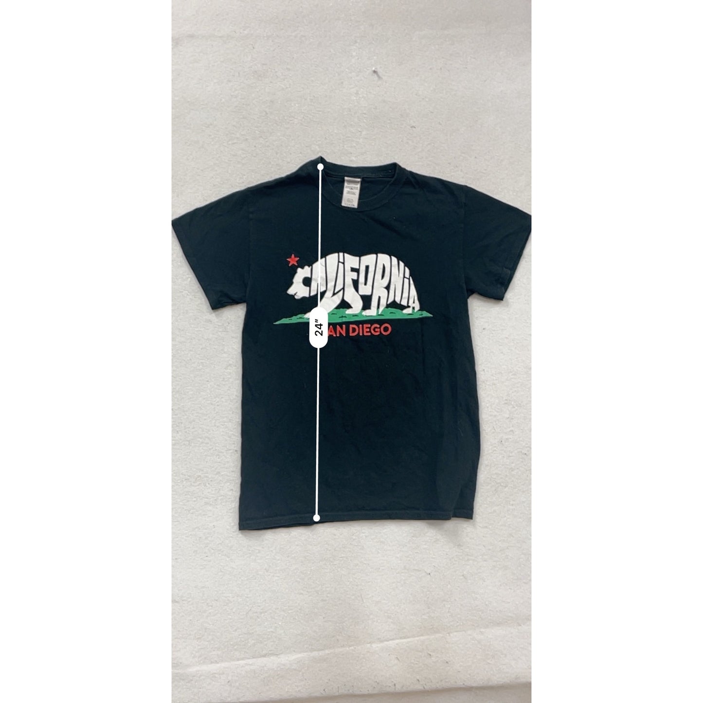 California San Diego Graphic Bear Tee #216A