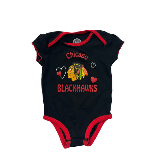 Chicago Blackhawks Baby Bodysuit 18M Officially Licensed NHL #6546