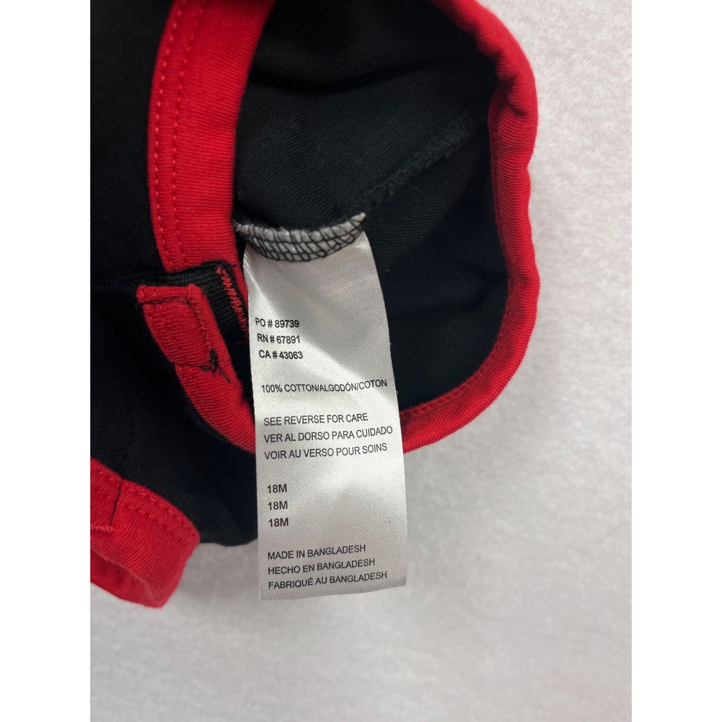 Chicago Blackhawks Baby Bodysuit 18M Officially Licensed NHL #6546