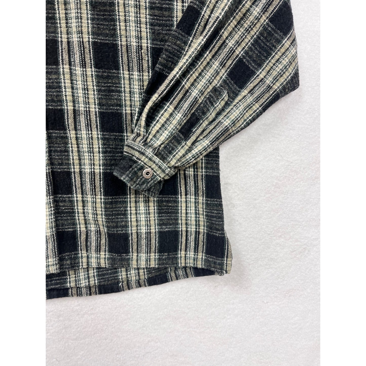 Large Faded Glory Long-Sleeve Button-Up Shirt #8648