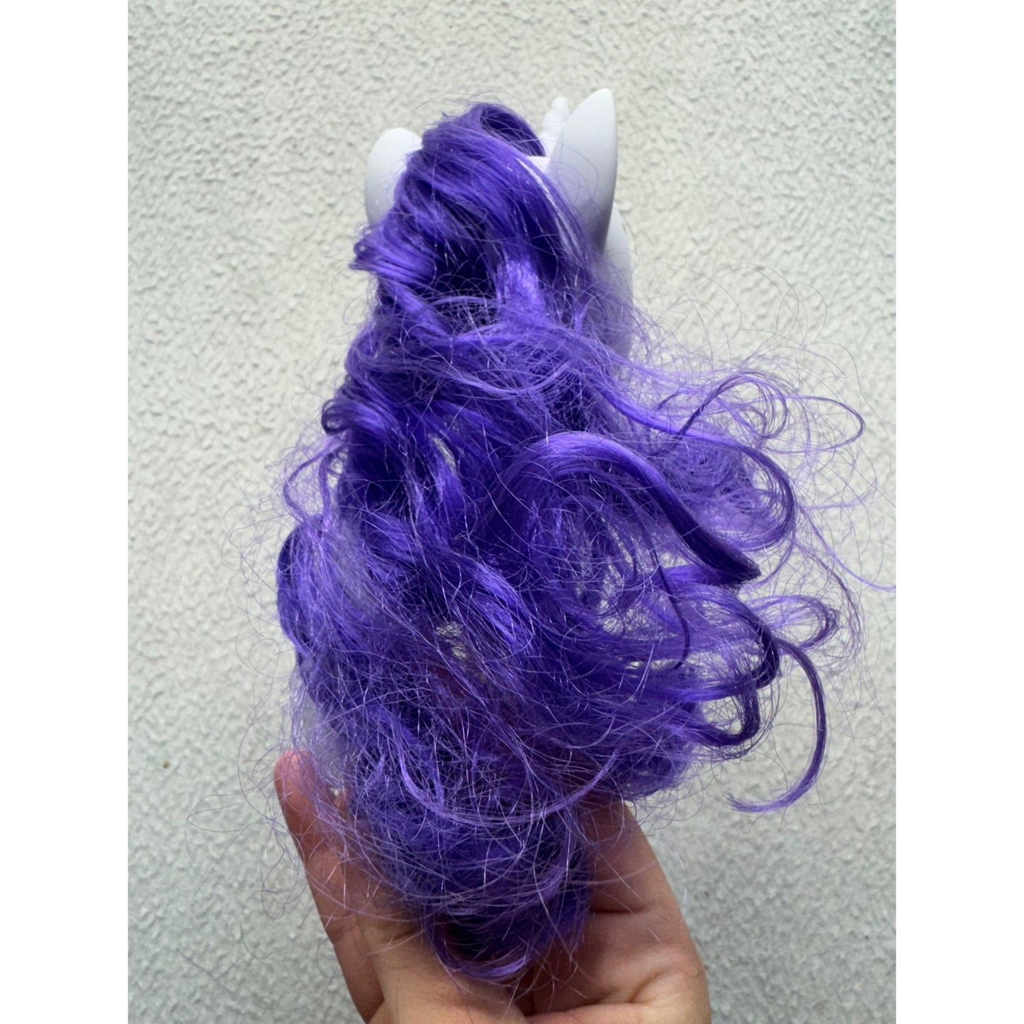 My Little Pony Rarity Figure With Curly Purple Hair & Blue Diamond Detail #9872