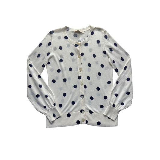 Loft Polka Dot Cardigan Sweater S #287B