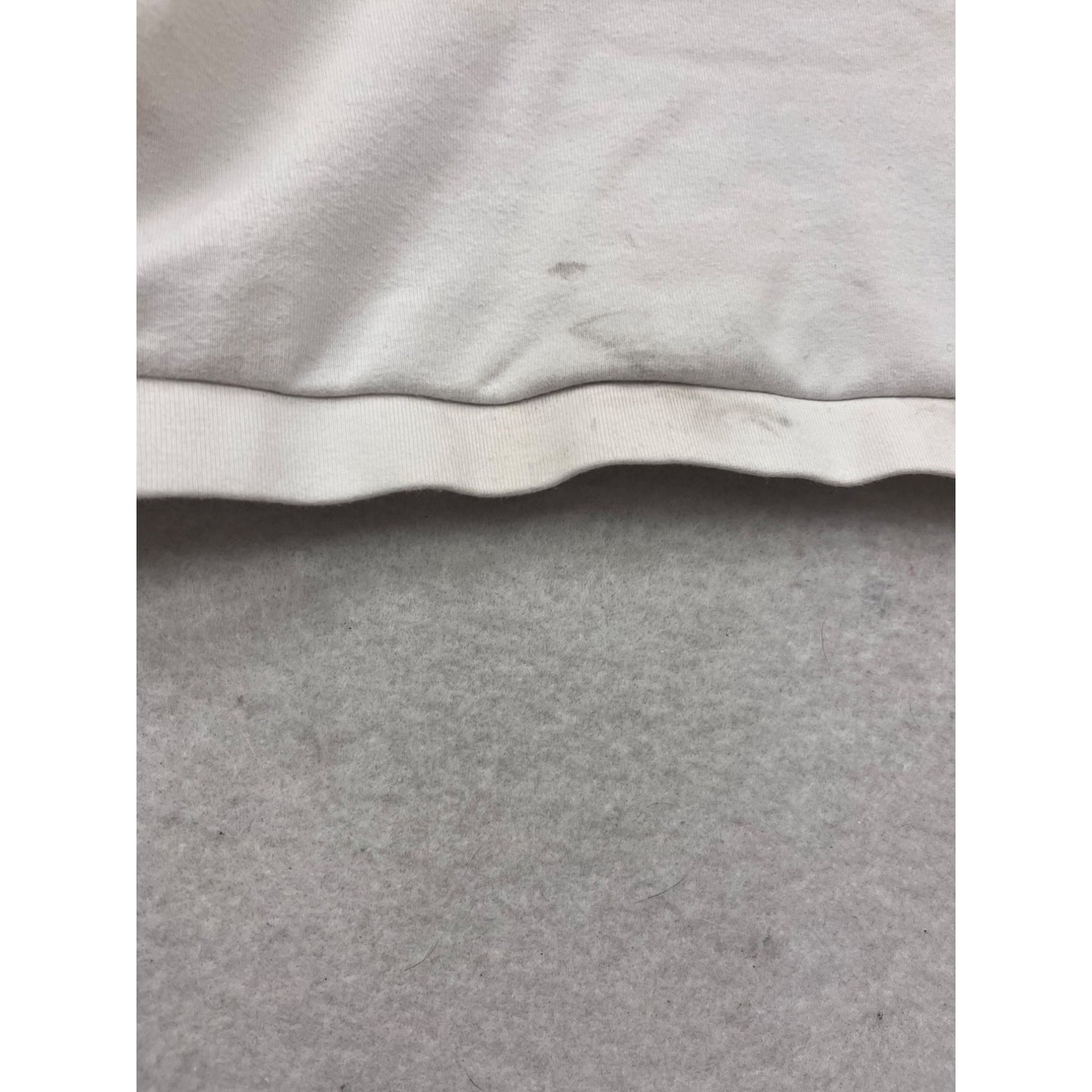 Garage White Long-Sleeve Off-Shoulder Micro-Crop Top M #121A