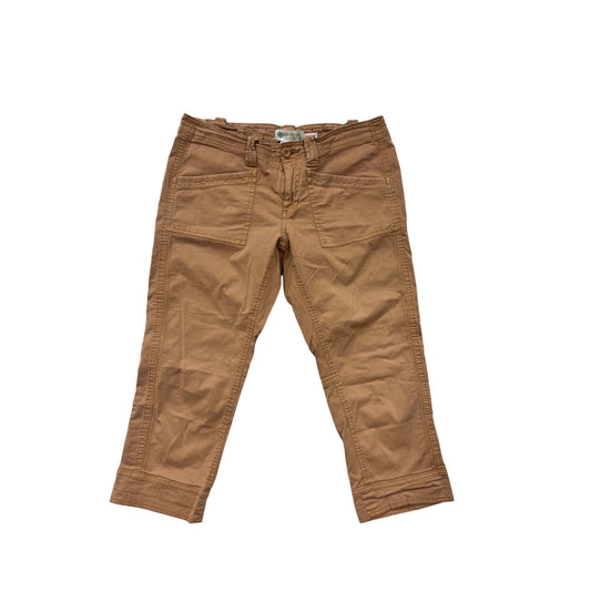 Aventura Womens Organic Cotton & Spandex Cargo Capri Pants Size 10 #6727