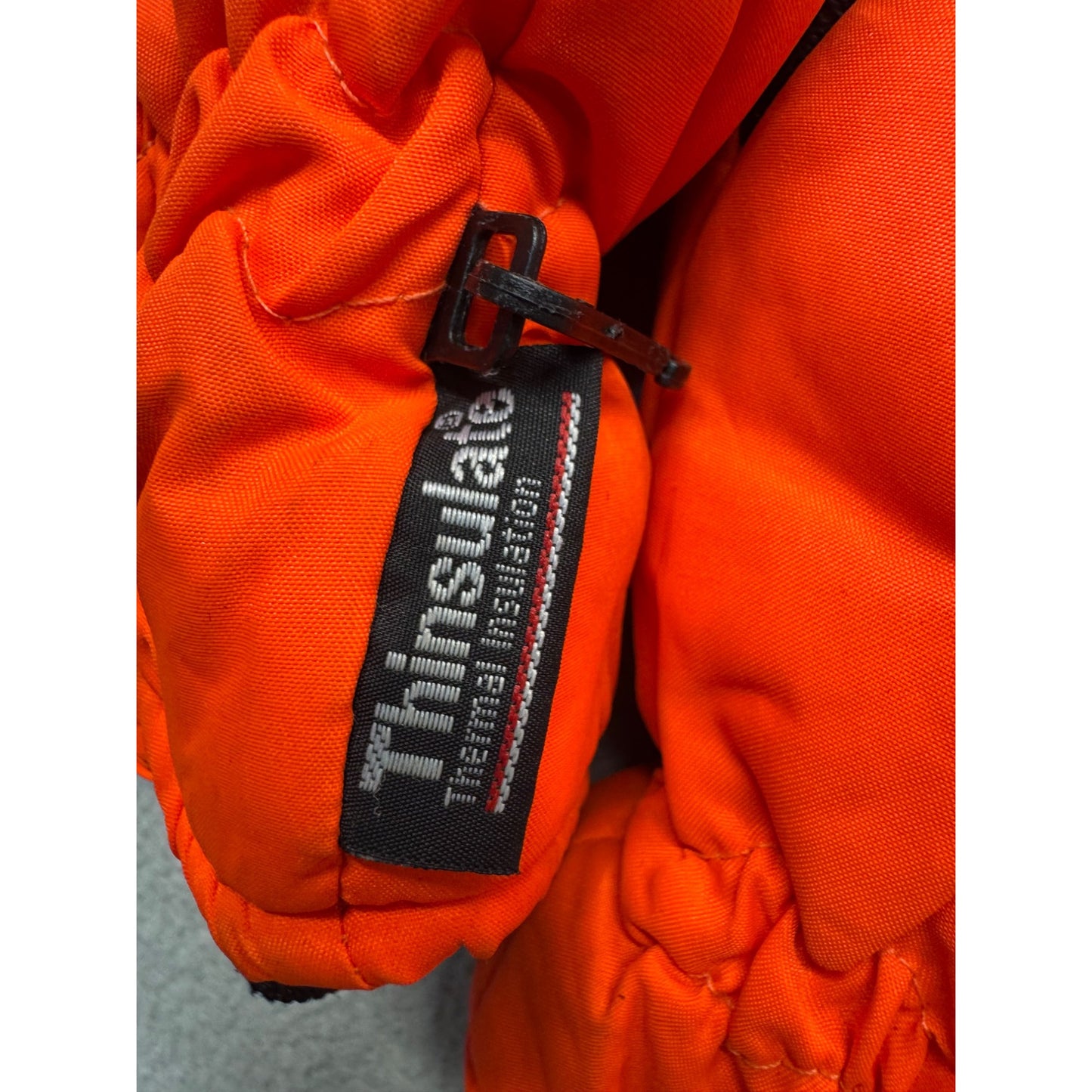 Thinsulate Waterproof Insulated Winter Gloves Orange Thermal Grip Extra L #9874