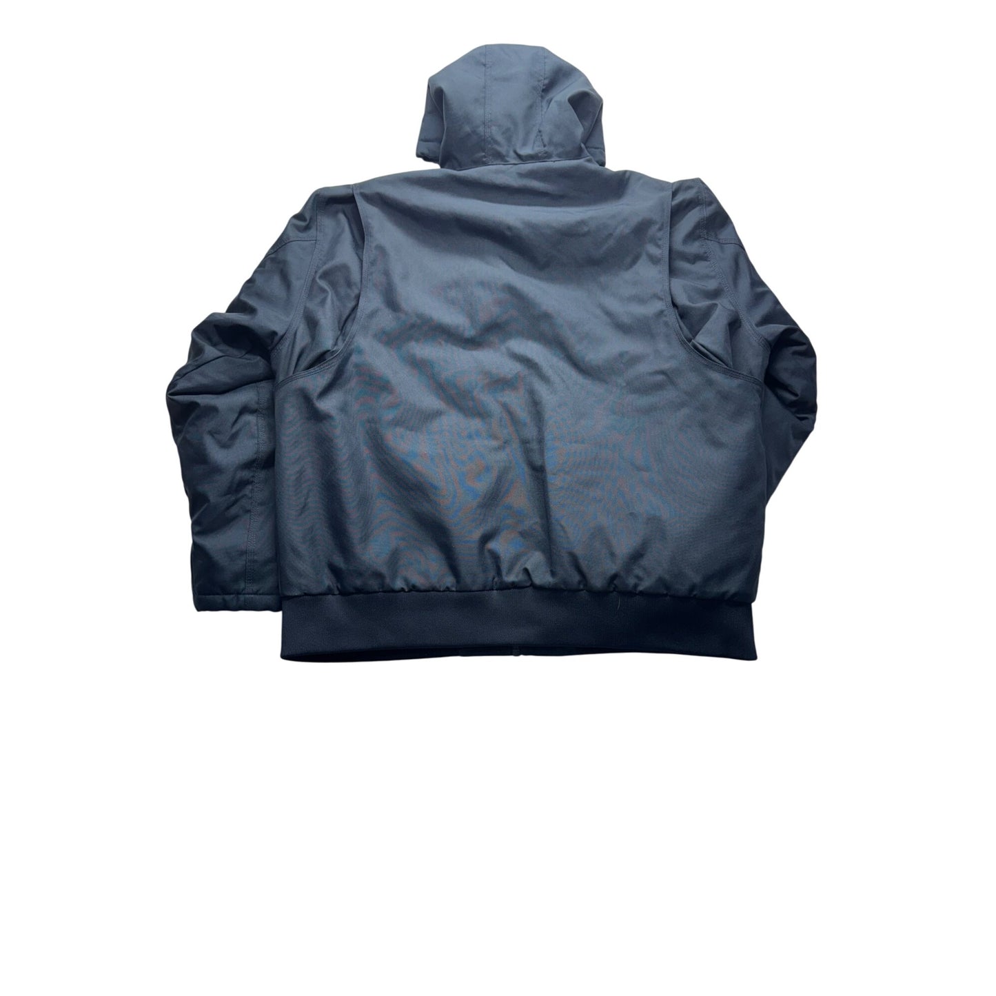 Walls Workwear Hooded Jacket 2XL Navy Blue Insulated Water-Resistant 28" #9357