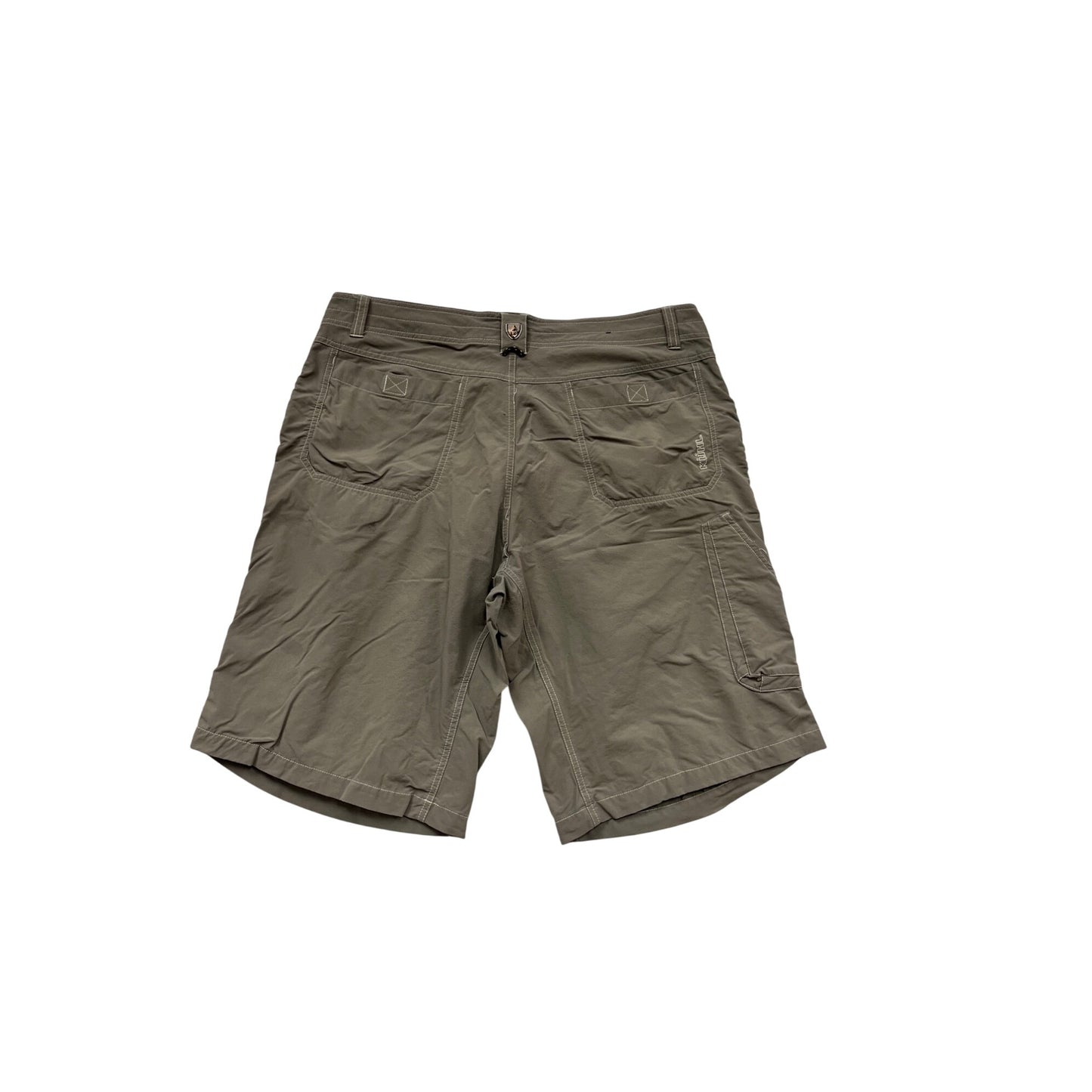 Kuhl Outdoor Hiking Shorts Khaki Cargo Pockets Size 38 #793A
