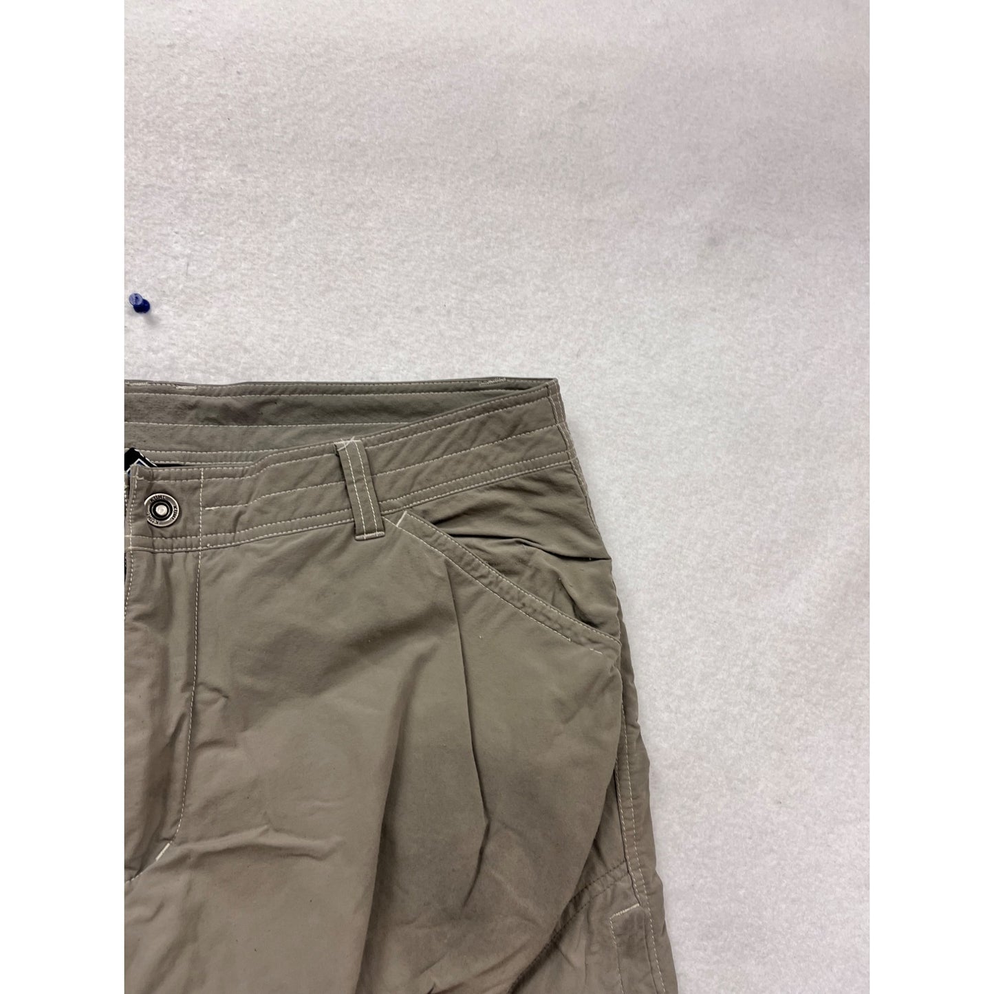 Kuhl Outdoor Hiking Shorts Khaki Cargo Pockets Size 38 #793A