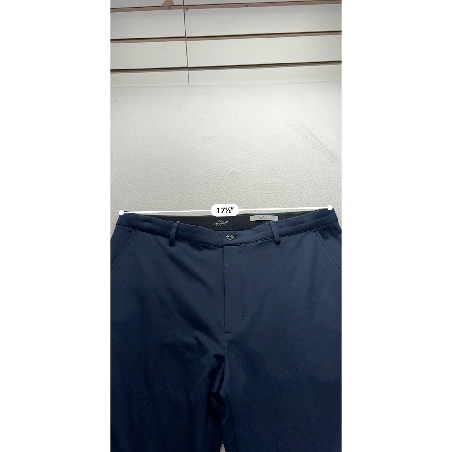 Greg Norman 36X32 Navy Performance  Dress Pants For Men #7556