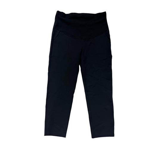 Alina Mae Maternity Black Cropped Pants XL Stretch Waistband #22A