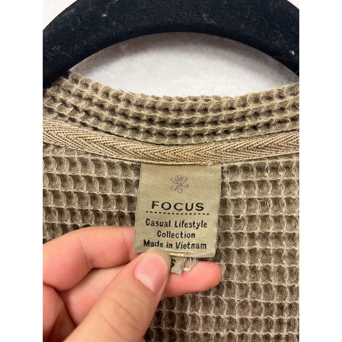 Focus Waffle Knit Cardigan Jacket #48A