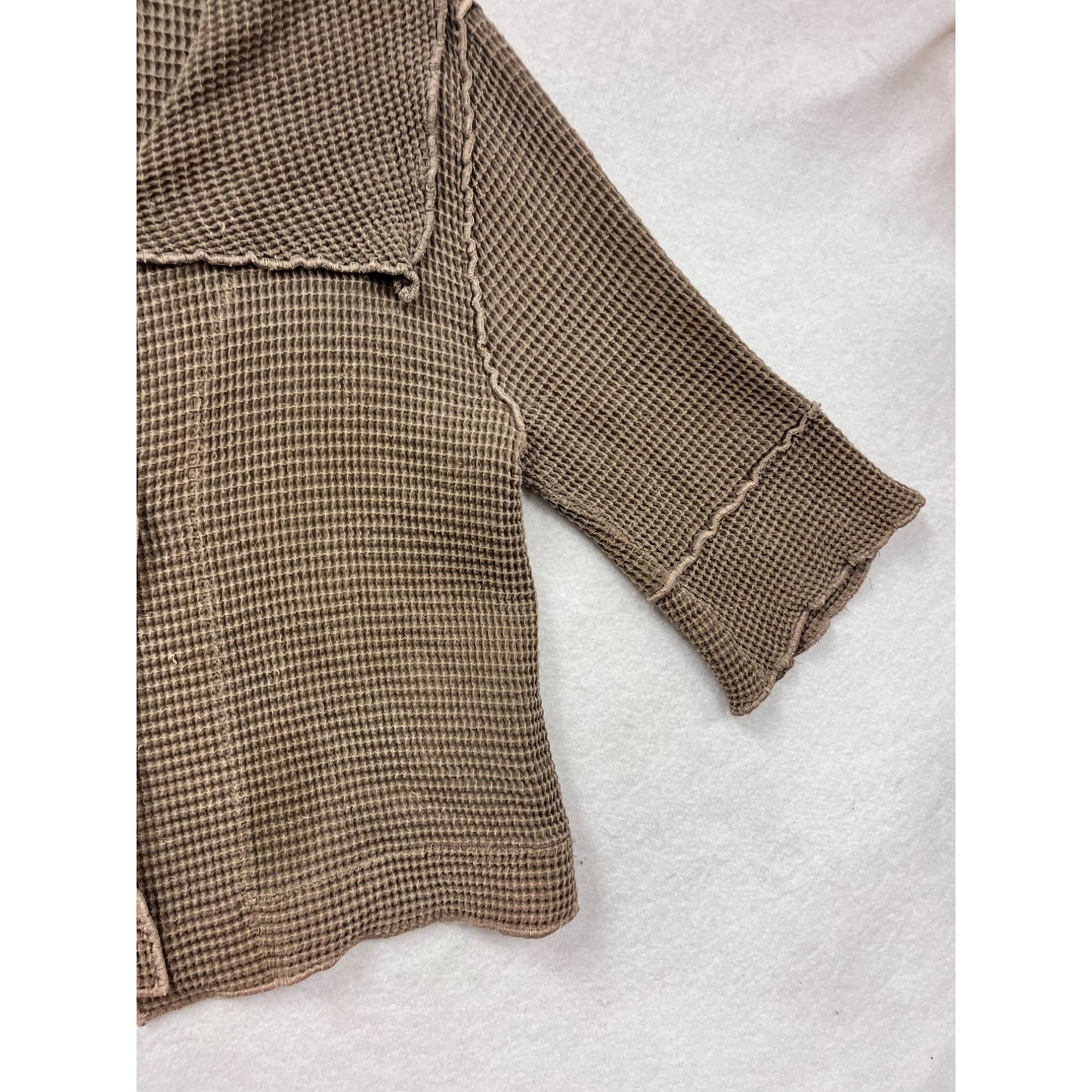 Focus Waffle Knit Cardigan Jacket #48A