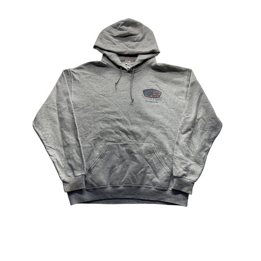 Ron Jon Surf Shop Gray Hoodie Sweatshirt Lg #7849